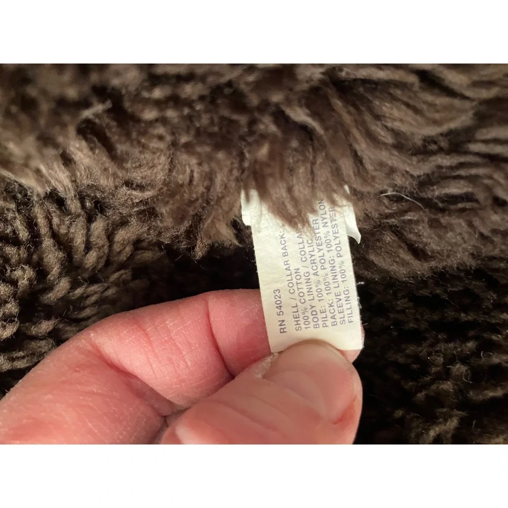 GAP Sherpa Lined Denim‎ Jacket Baby Boy 18-24 Months Fur Collar